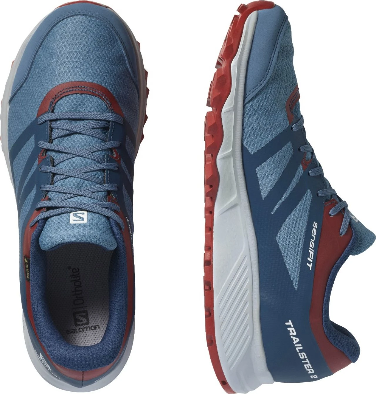SALOMON TRAILSTER 2 GTX COPEN BLUE Chaussures Trail Salomon