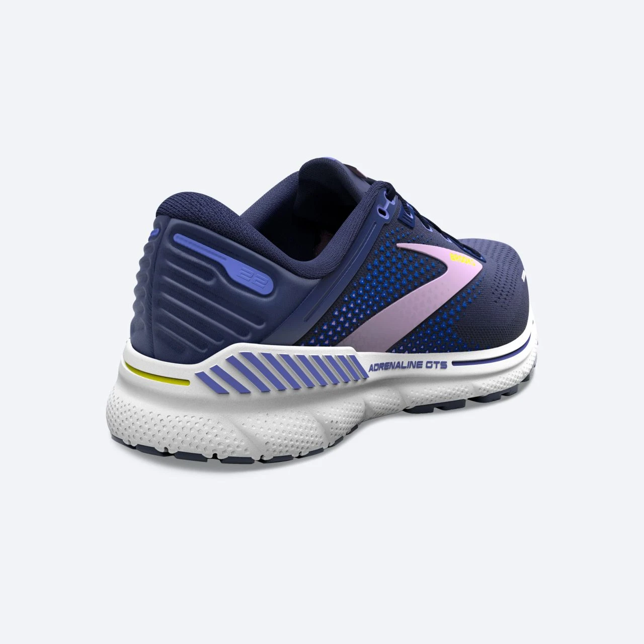BROOKS ADRENALINE GTS 22 PEACOT ET BLUE IRIS Chaussures De Running Brooks