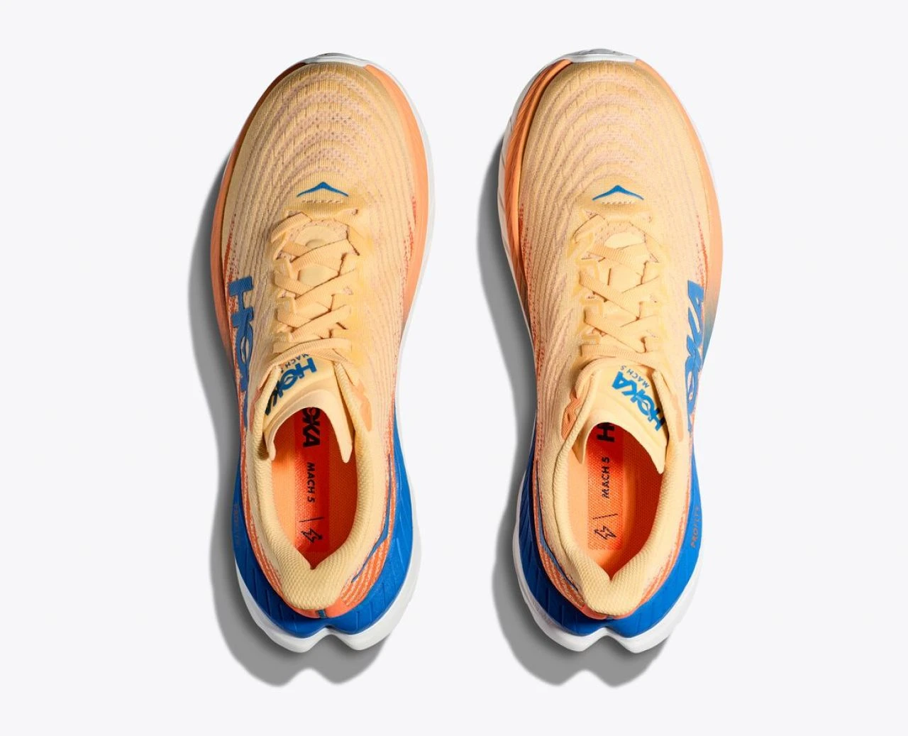 HOKA MACH 5 IMPALA ET VIBRANT ORANGE Chaussure Running Hoka