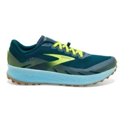 BROOKS CATAMOUNT BLUE LIME Chaussures De Trail -Hoka Soldes Boutique 3 24520 21 BROOKS CATAMOUNT BLUE LIME Chaussures de trail
