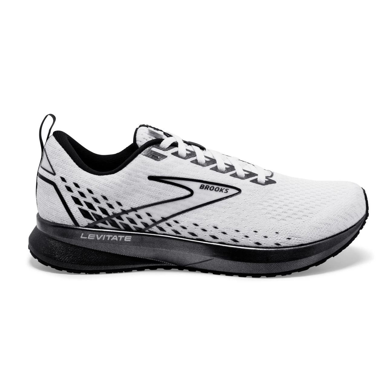 BROOKS LEVITATE 5 BLANCHE ET NOIRE Chaussures De Running – Image 2
