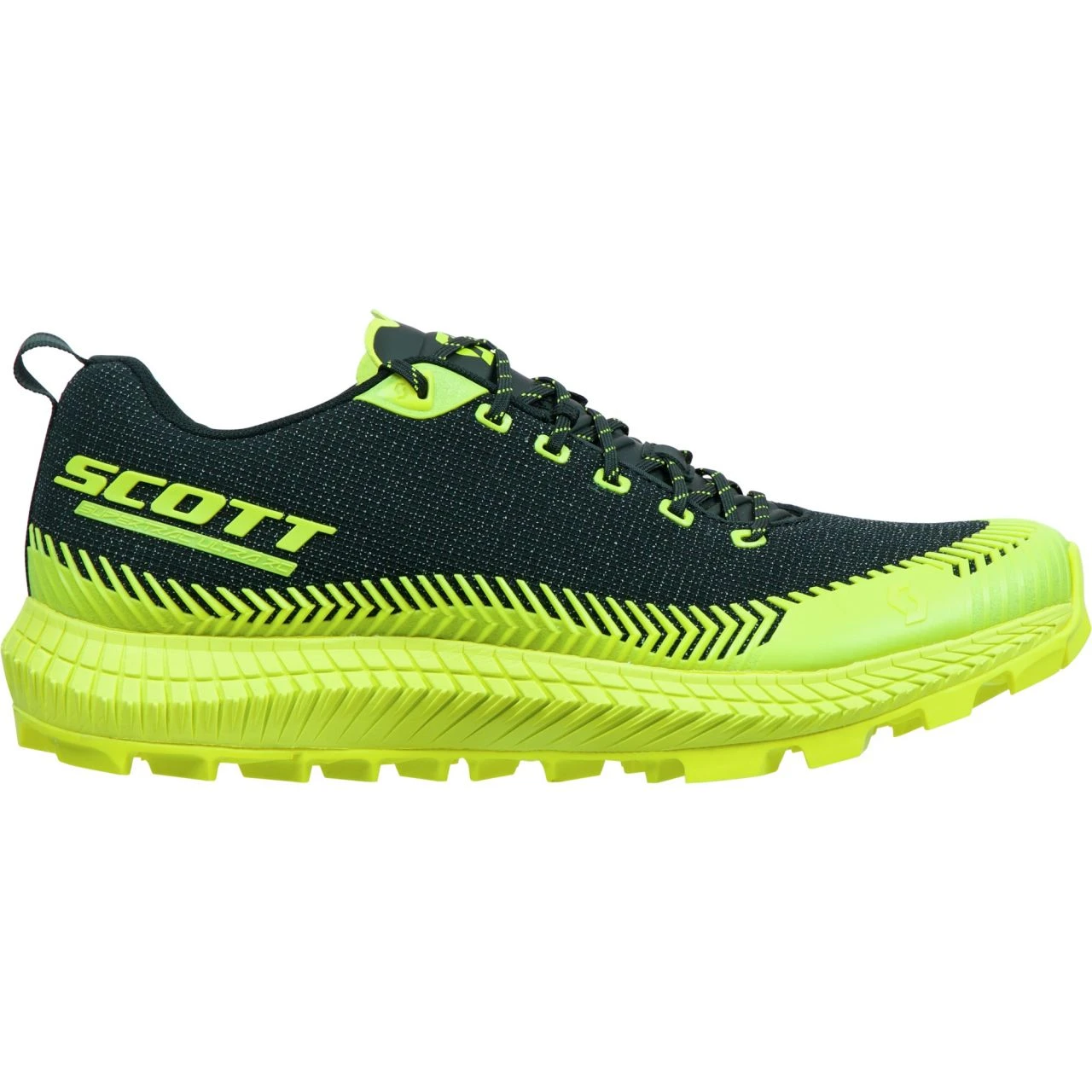SCOTT SUPERTRAC ULTRA RC NOIRE ET JAUNE Chaussures De Trail – Image 2
