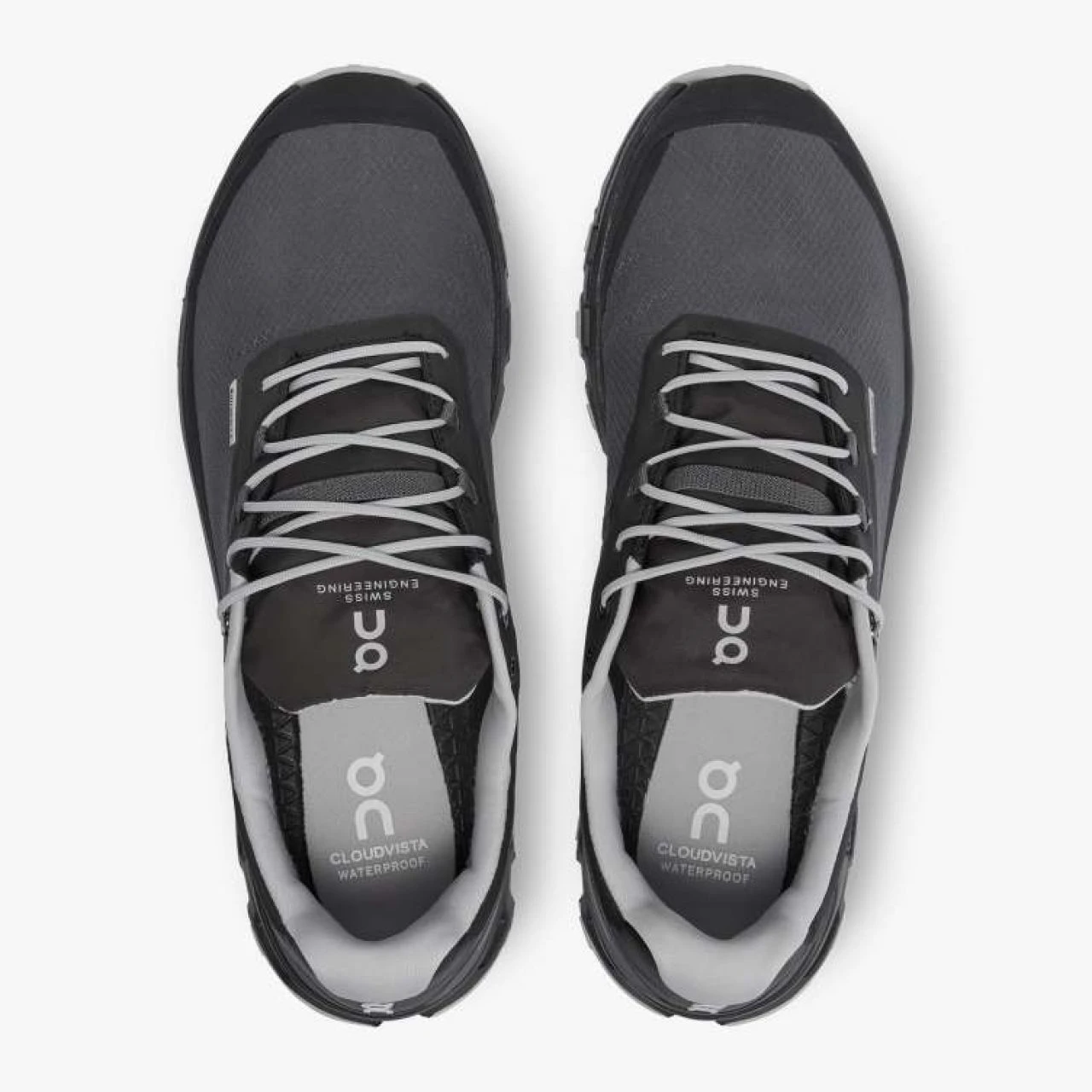 ON RUNNING CLOUDVISTA WATERPROOF BLACK ET ECLIPSE Chaussures De Trail – Image 2