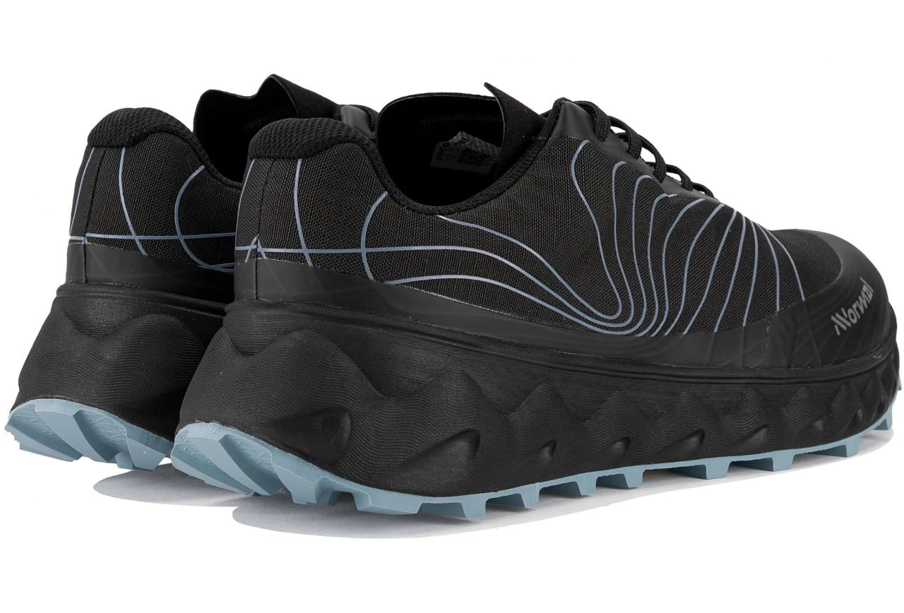NNORMAL TOMIR WP NOIRE ET BLEUE Chaussures De Trail – Image 2