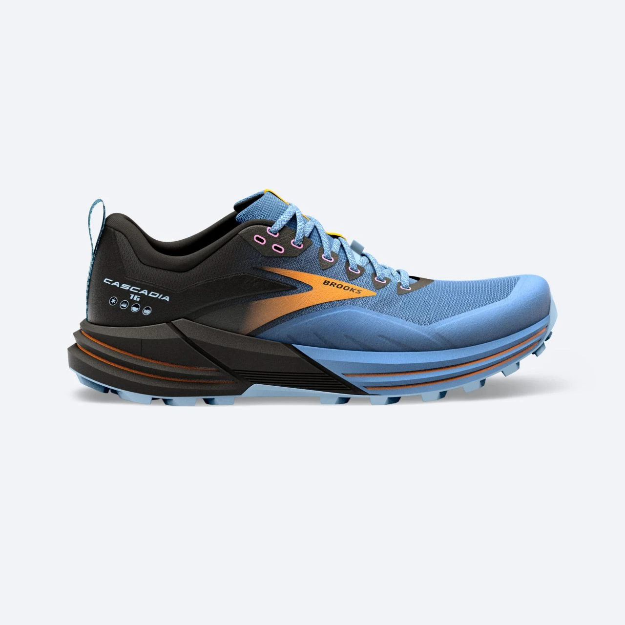 BROOKS CASCADIA 16 BLUE ET BLACK Chaussures De Trail – Image 2