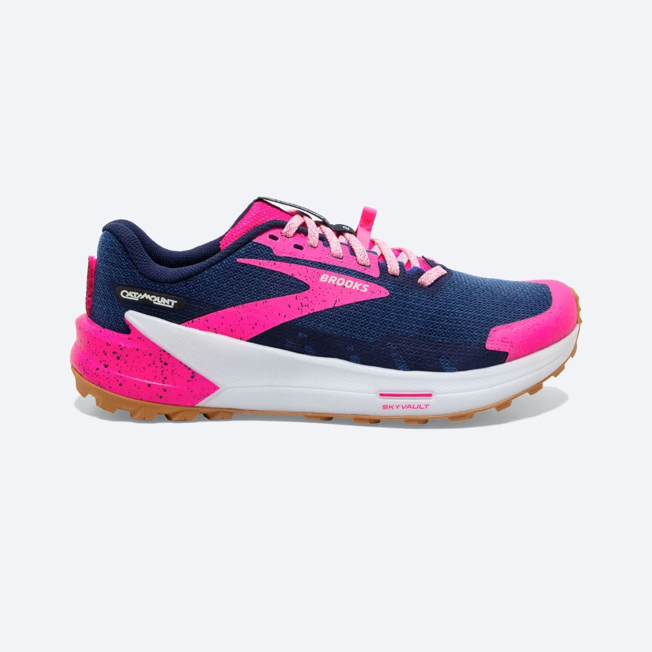 BROOKS CATAMOUNT 2 PEACOT ET PINK Chaussures De Trail 4 BROOKS CATAMOUNT 2 PEACOT ET PINK Chaussures De Trail – Image 2