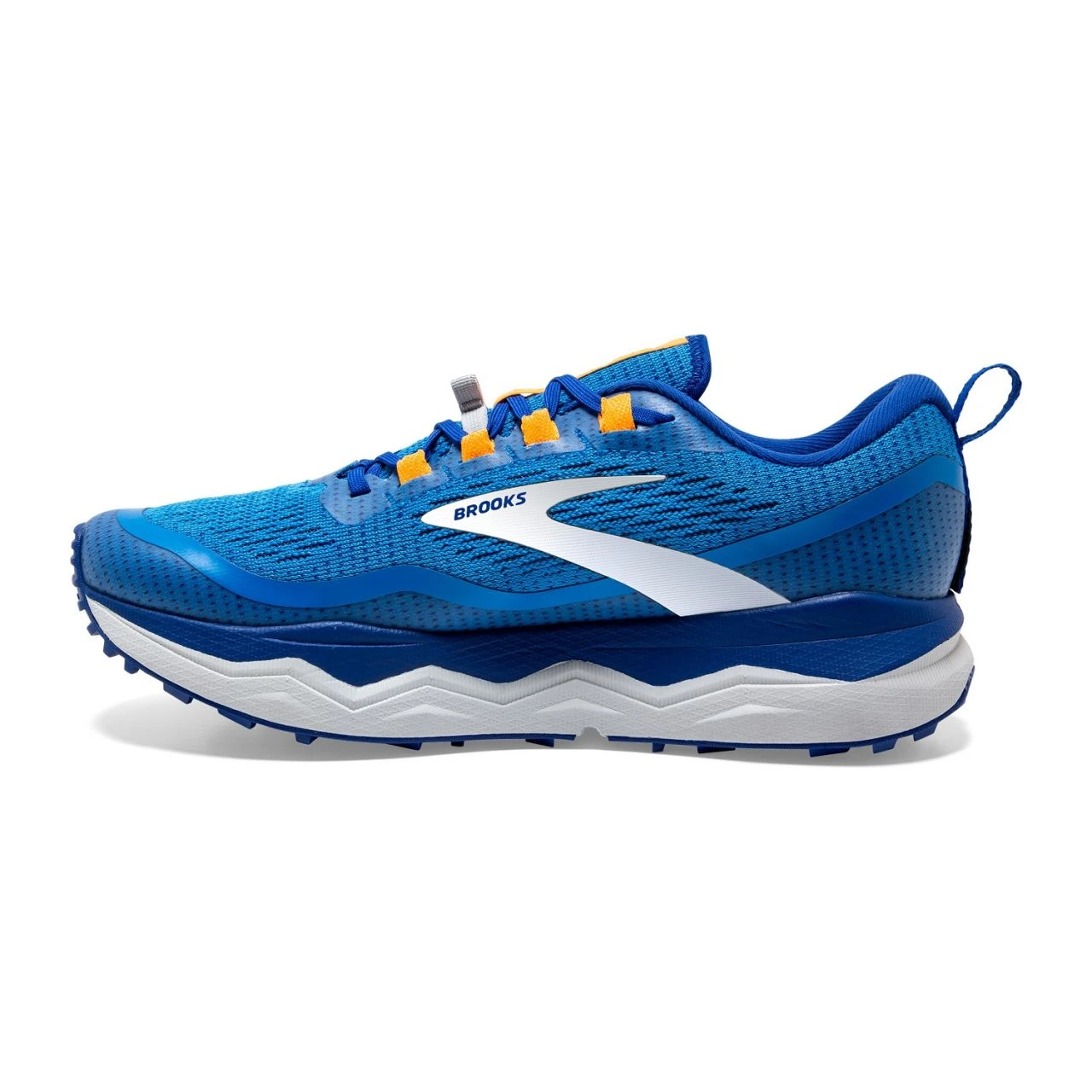 BROOKS CALDERA 5 BLEUE ET ORANGE Chaussures De Trail – Image 3