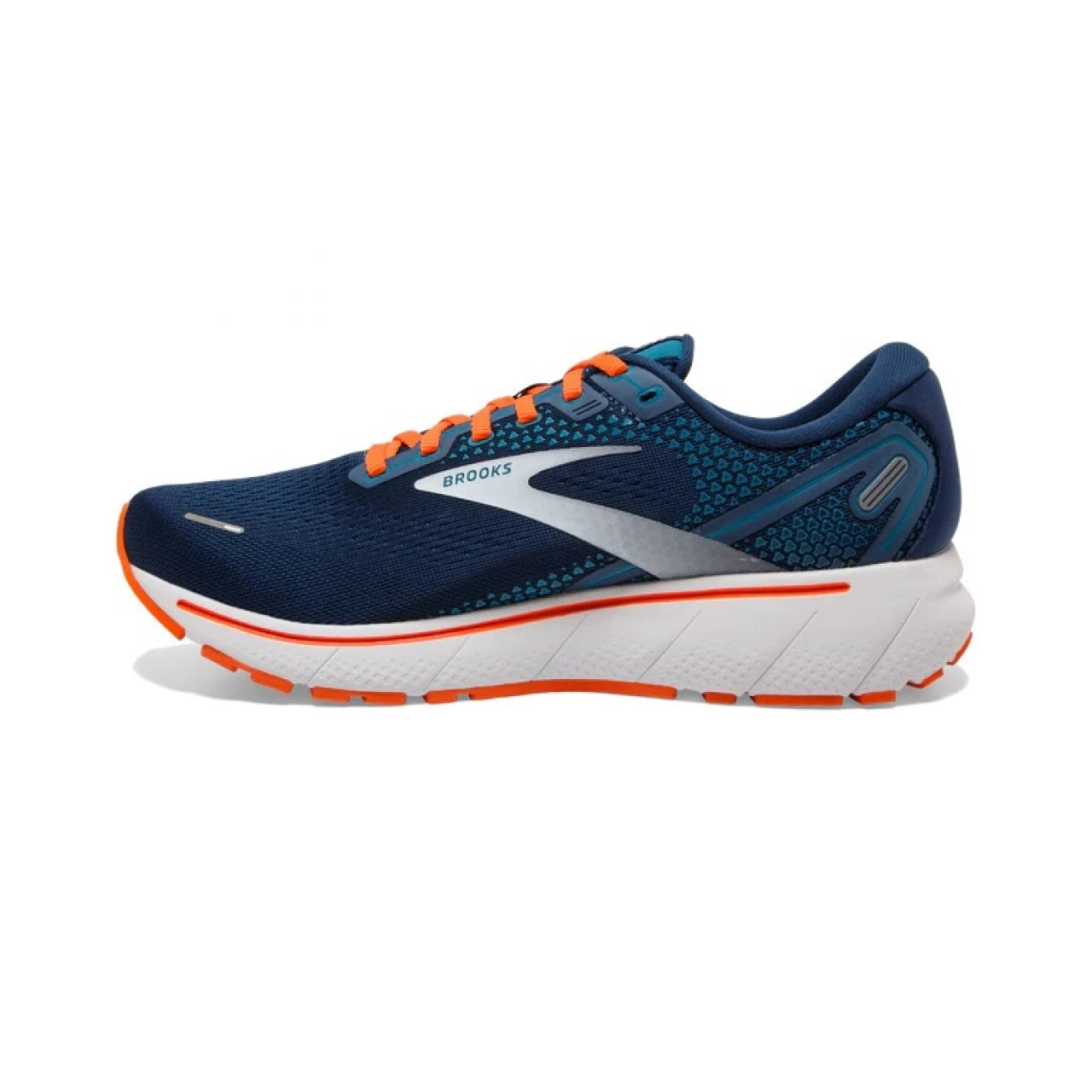 BROOKS GHOST 14 TITAN TEAL ET FLAME Chaussures De Running – Image 3