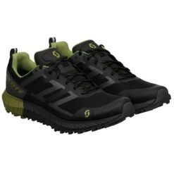 SCOTT KINABALU 2 GTX BLACK ET MUD GREEN Chaussures De Trail -Hoka Soldes Boutique 4 25304 17 SCOTT KINABALU 2 GTX BLACK ET MUD GREEN Chaussures de Trail