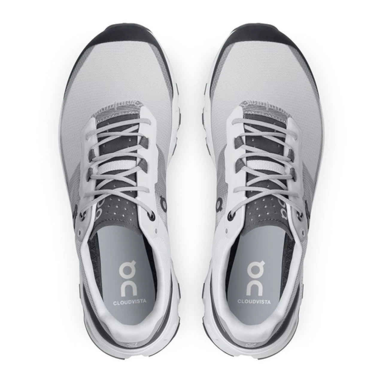 ON RUNNING CLOUDVISTA WOMEN GLACIER ET BLACK Chaussures De Trail 5 ON RUNNING CLOUDVISTA WOMEN GLACIER ET BLACK Chaussures De Trail – Image 3