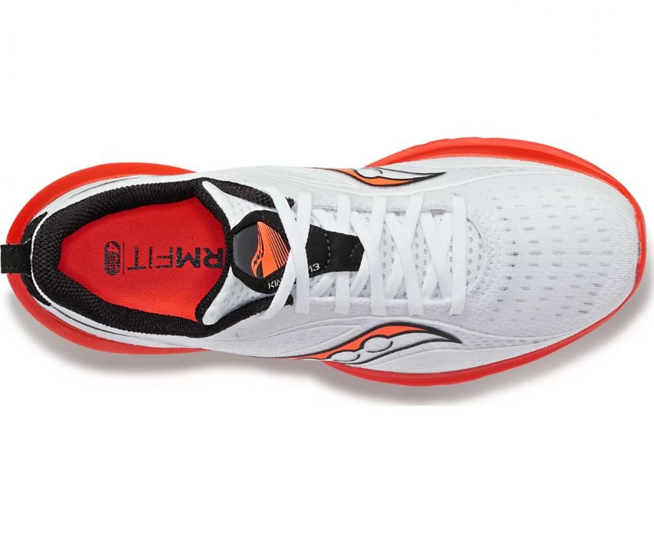 SAUCONY KINVARA 13 WHITE BLACK ET VIZIChaussures Running Saucony – Image 3