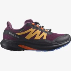 SALOMON HYPULSE GTX GRAPE WINE Chaussures Trail Salomon -Hoka Soldes Boutique 4 26110 76 SALOMON HYPULSE GTX GRAPE WINE Chaussures trail salomon