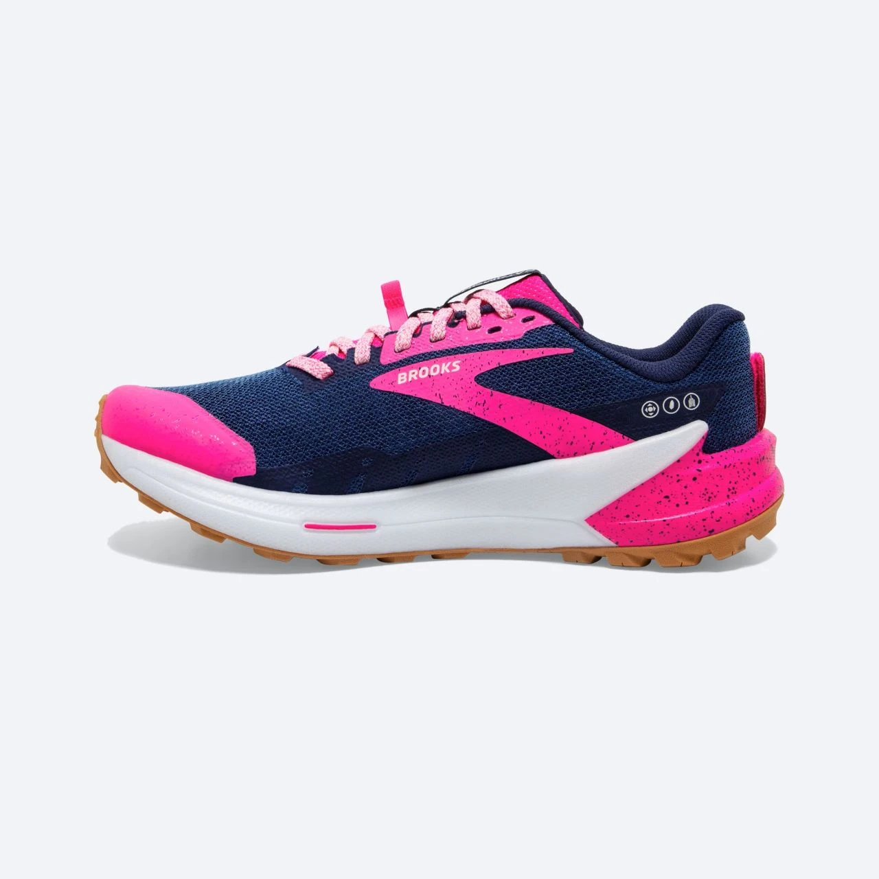 BROOKS CATAMOUNT 2 PEACOT ET PINK Chaussures De Trail 5 BROOKS CATAMOUNT 2 PEACOT ET PINK Chaussures De Trail – Image 3