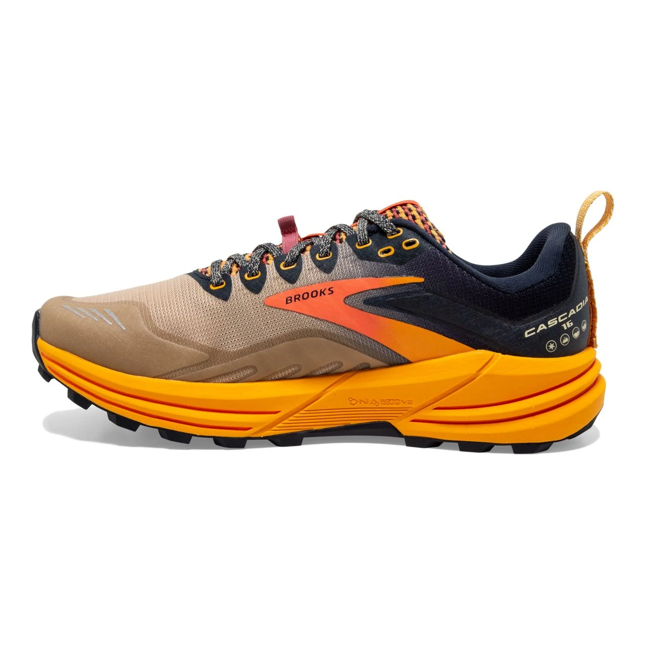 BROOKS CASCADIA 16 ZINNIA Chaussures De Trail 5 BROOKS CASCADIA 16 ZINNIA Chaussures De Trail – Image 3