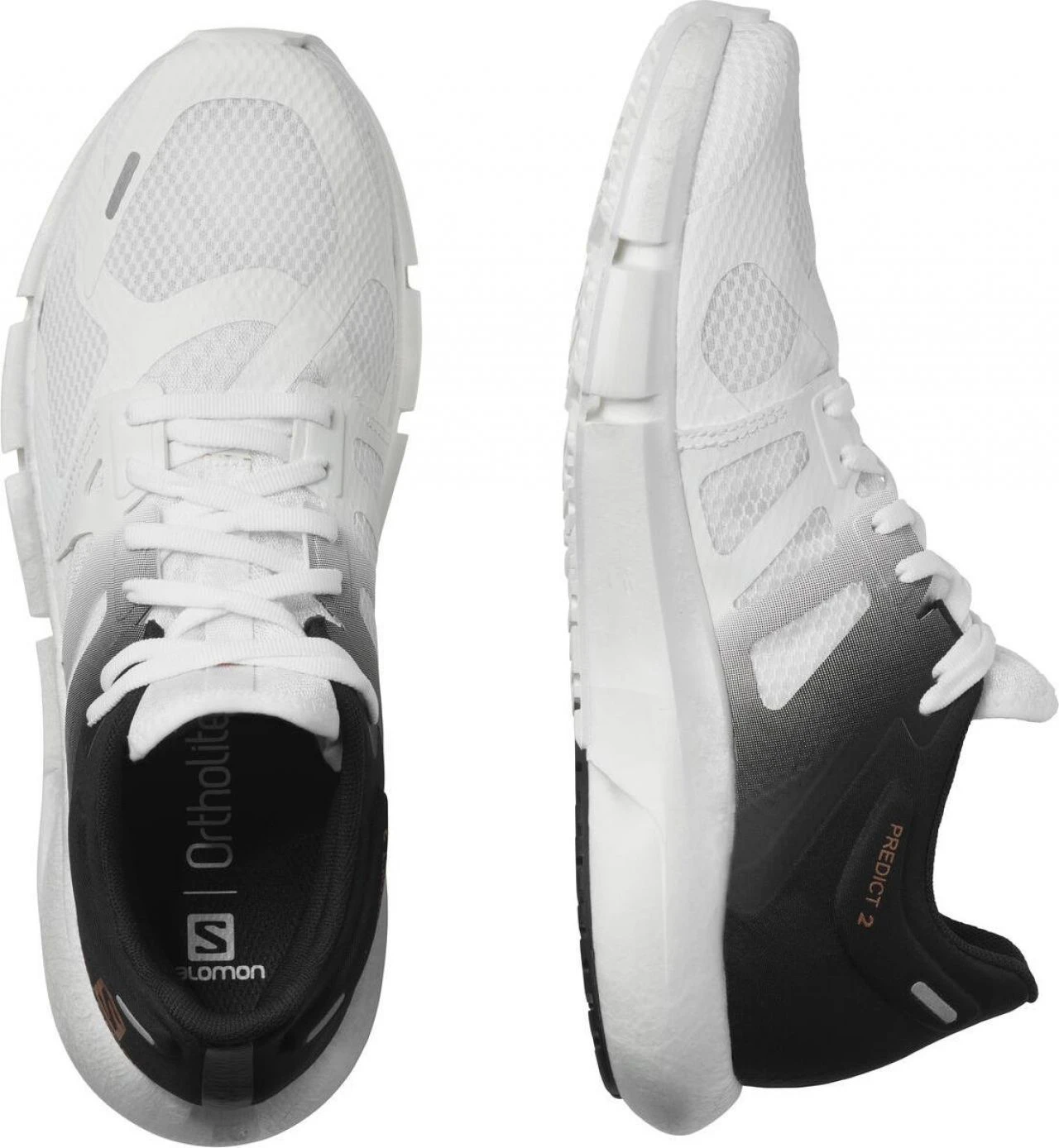SALOMON PREDICT 2 BLANCHE ET NOIRE Chaussures De Running 6 SALOMON PREDICT 2 BLANCHE ET NOIRE Chaussures De Running â Image 4