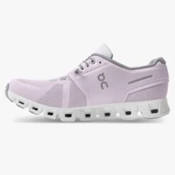 ON RUNNING CLOUD 5 LILY ET FROST Chaussures De Running -Hoka Soldes Boutique 5 25846 90 ON RUNNING CLOUD 5 LILY ET FROST Chaussures de running