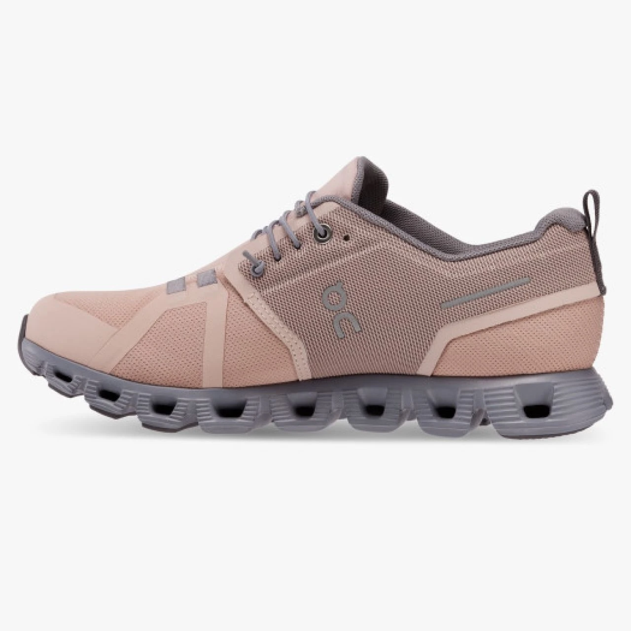 ON RUNNING CLOUD 5 WATERPROOF ROSE ET FOSSIL Chaussures étanche 6 ON RUNNING CLOUD 5 WATERPROOF ROSE ET FOSSIL Chaussures étanche – Image 4