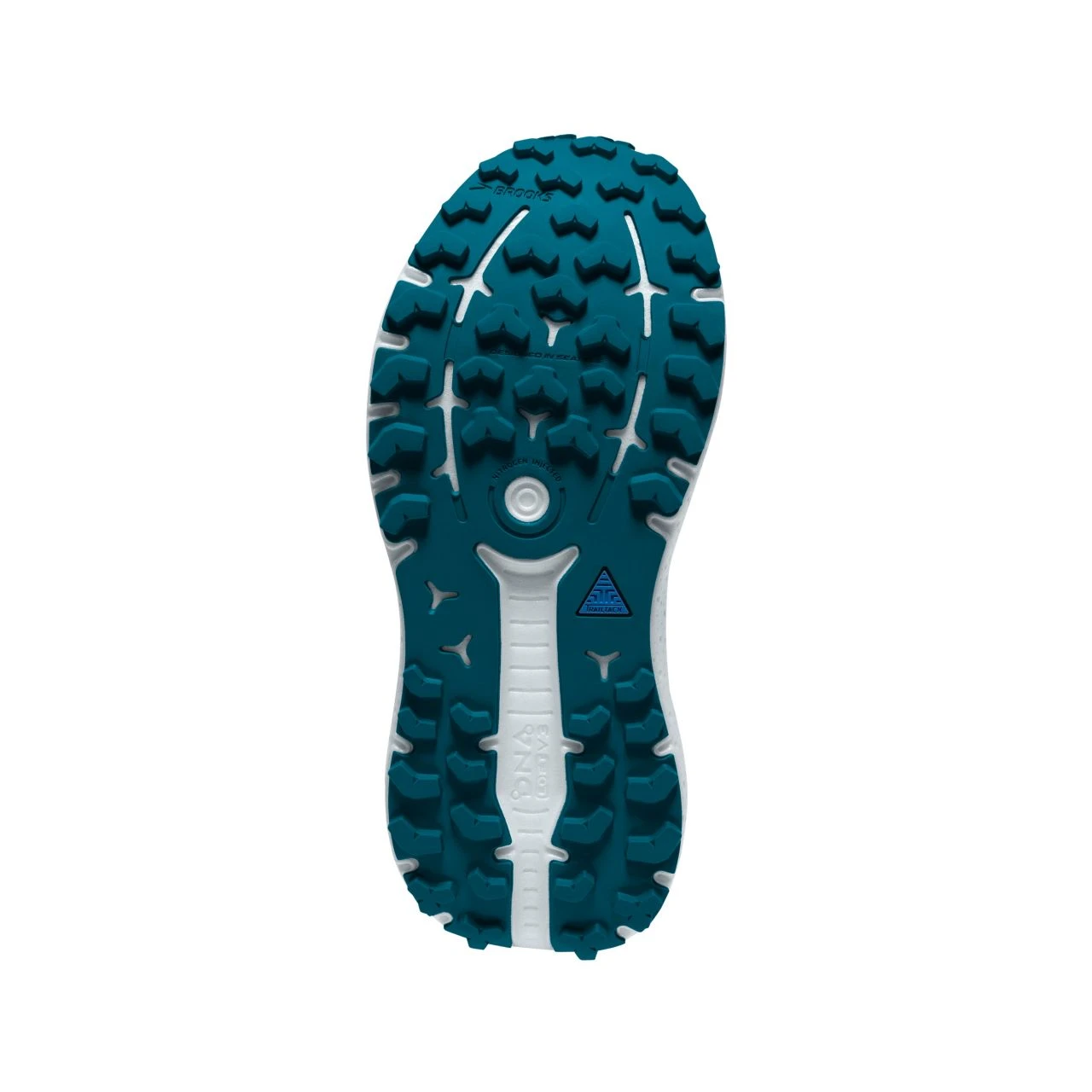 BROOKS CALDERA 6 PEARL BLUE CORAL PINK Chaussures De Trail – Image 5