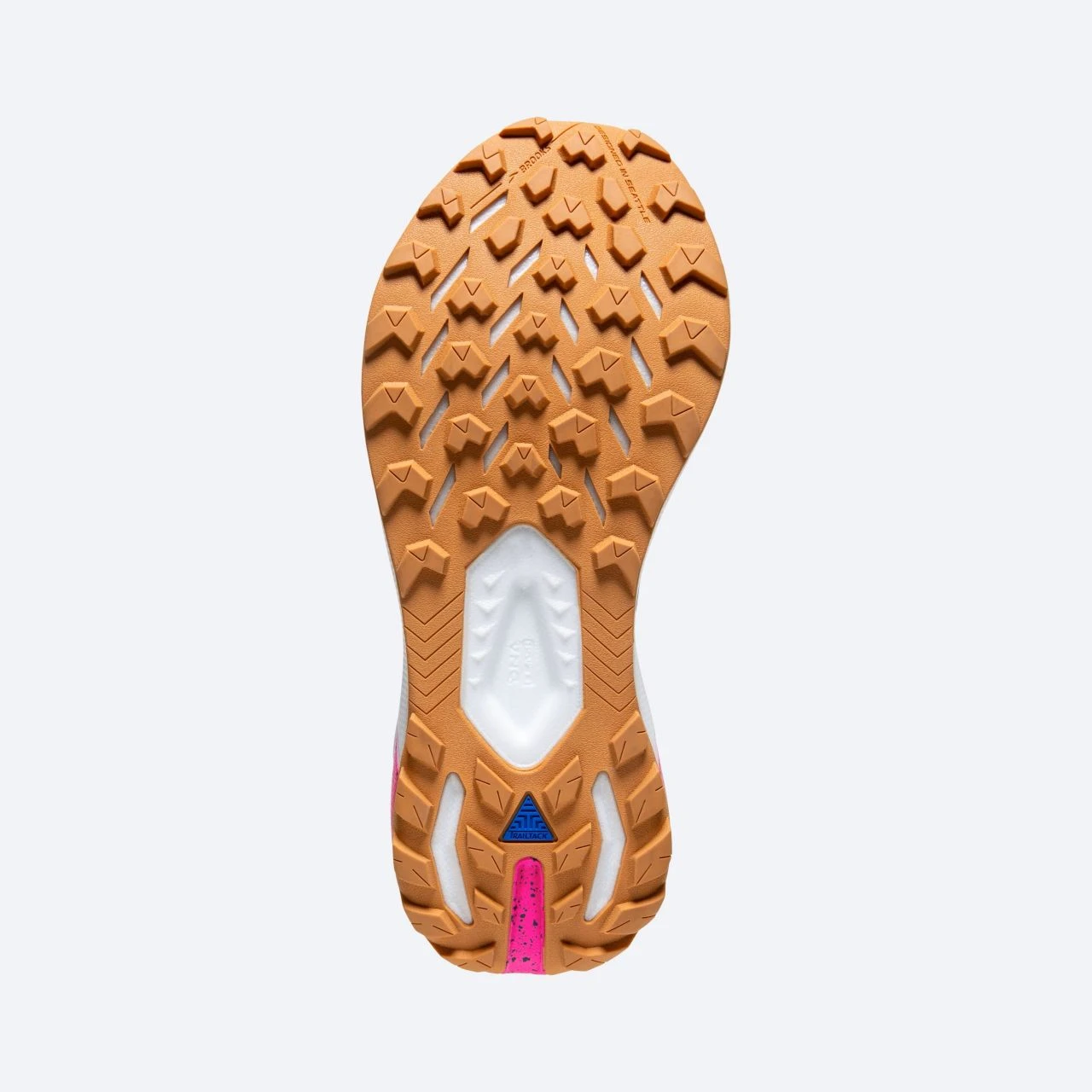 BROOKS CATAMOUNT 2 PEACOT ET PINK Chaussures De Trail 7 BROOKS CATAMOUNT 2 PEACOT ET PINK Chaussures De Trail – Image 5