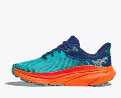 HOKA CHALLENGER ATR 7 CERAMIC ET VIBRANT ORANGE Chaussures De Trail -Hoka Soldes Boutique 6 26746 99 HOKA CHALLENGER ATR 7 CERAMIC ET VIBRANT ORANGE Chaussures de Trail
